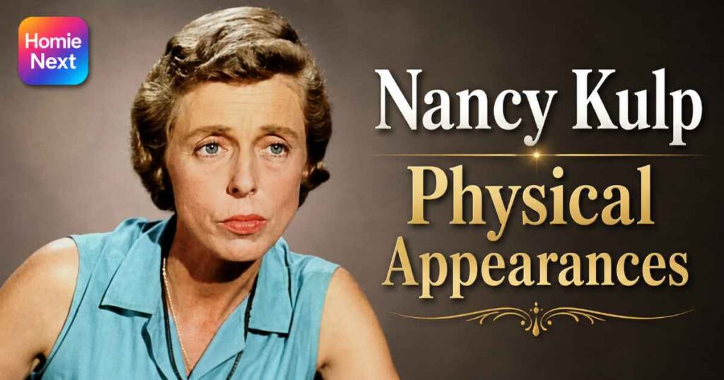 Nancy Kulp Physical Appearances