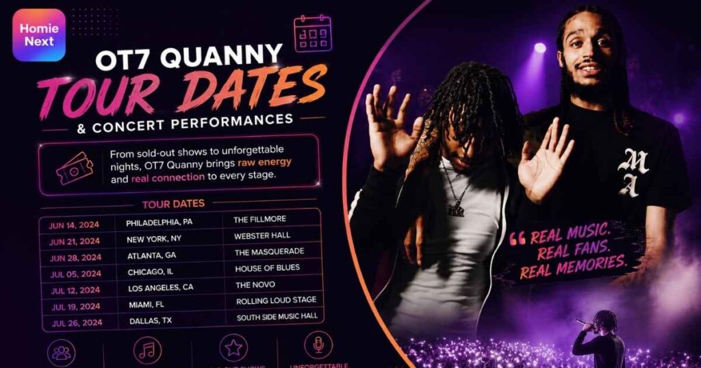 OT7 Quanny Tour Dates and Concert Performances