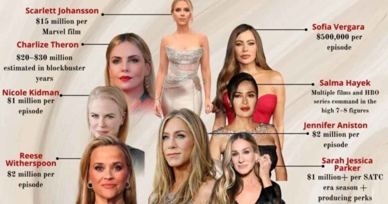 20 Most Richest Actresses In The World [2026 Updated]
