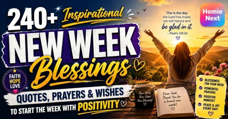 new week prayers and blessings