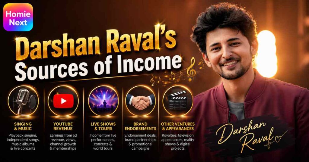 Darshan Raval’s Sources of Income