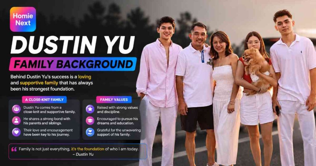 Dustin Yu Family Background